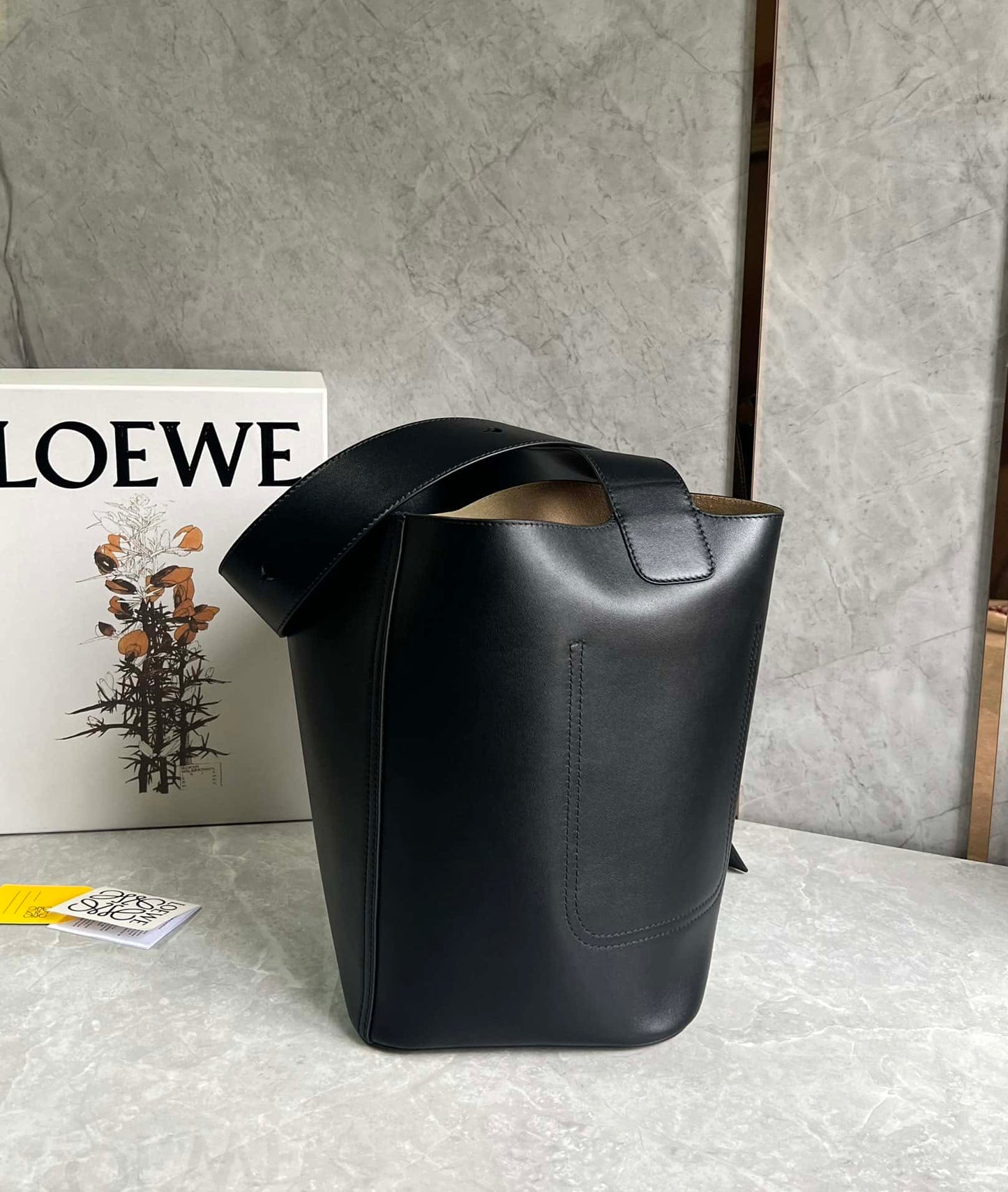 Loewe Women's Black Pebble Bucket Mini