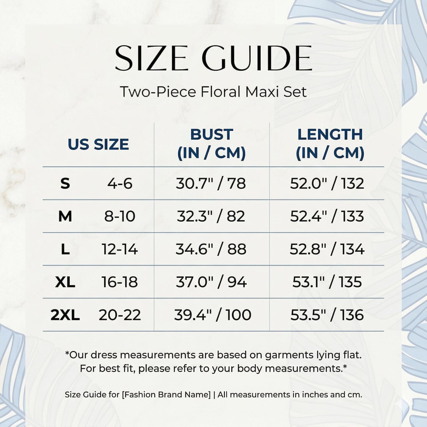 Tropical Leaf Maxi Dress, Two-Piece Style Cut Out Summer Party Gown, Beach Wedding Guest Dress, High Waisted Bodycon Smocked Floral Dress