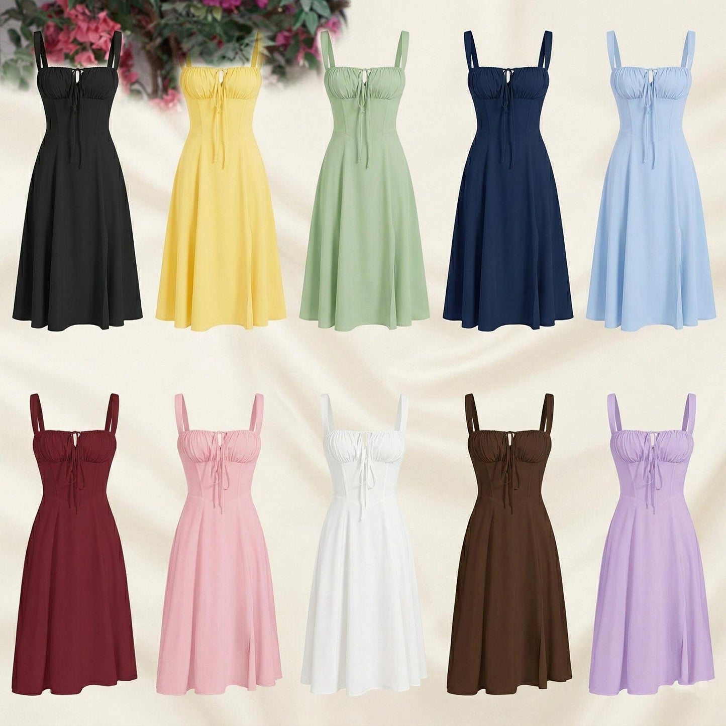Class of 2026 Graduation Dress - Elegant Backless Cowl Neck Maxi Gown, High Waist A-Line Party Dress for Prom, Homecoming & Senior Ball