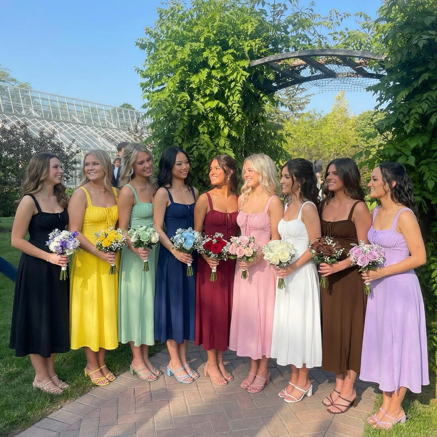 Sexy Backless Evening Gown - Formal Cowl Neck Maxi Dress, Elegant High Waisted A-Line Wedding Guest Dress, Summer Party Strappy Long Dress