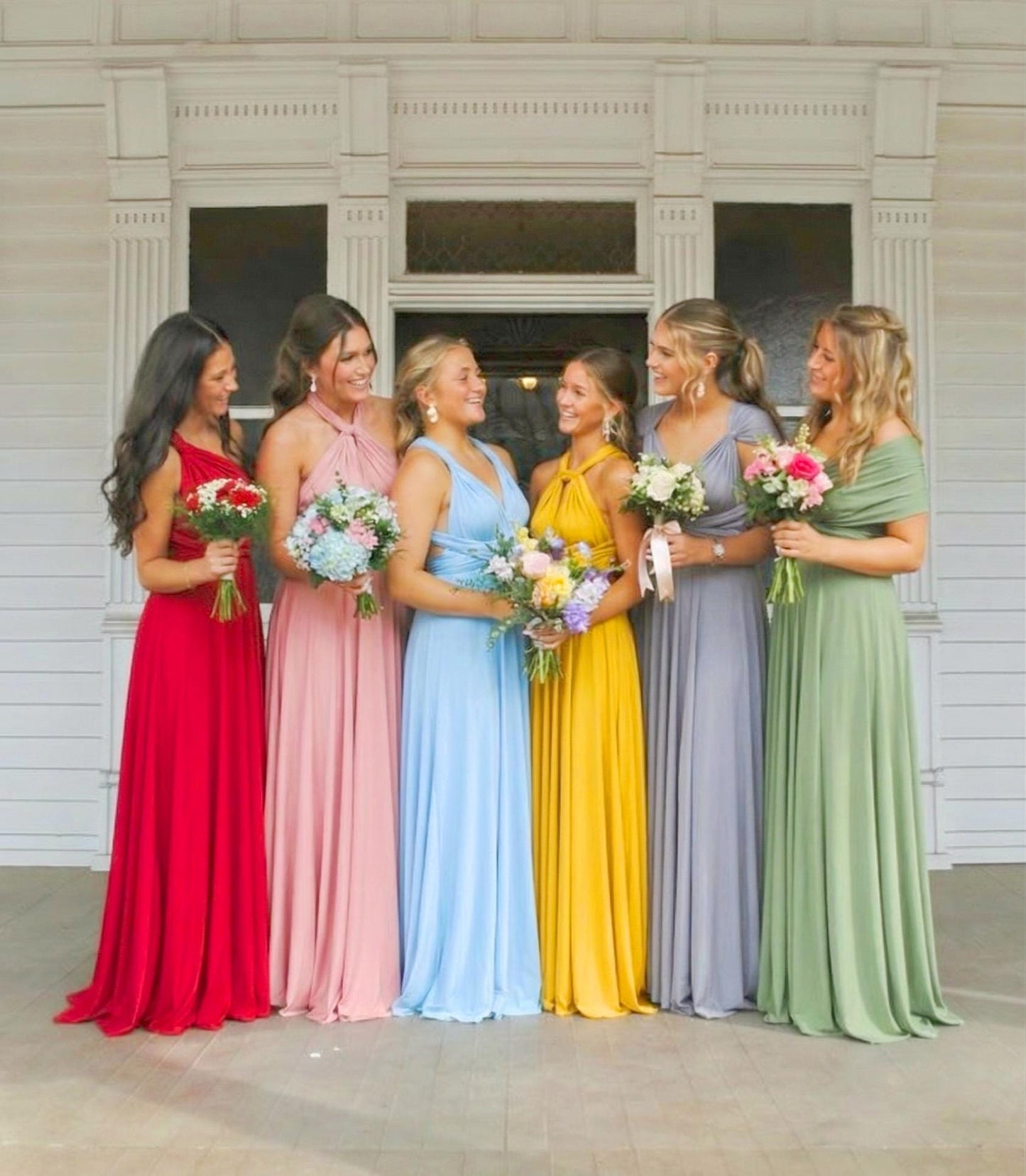 Infinity Dress for Graduation Party, Multiway Bridesmaid Gown, Formal Evening Dress for University Prom, Convertible Maxi Gown for Seniors